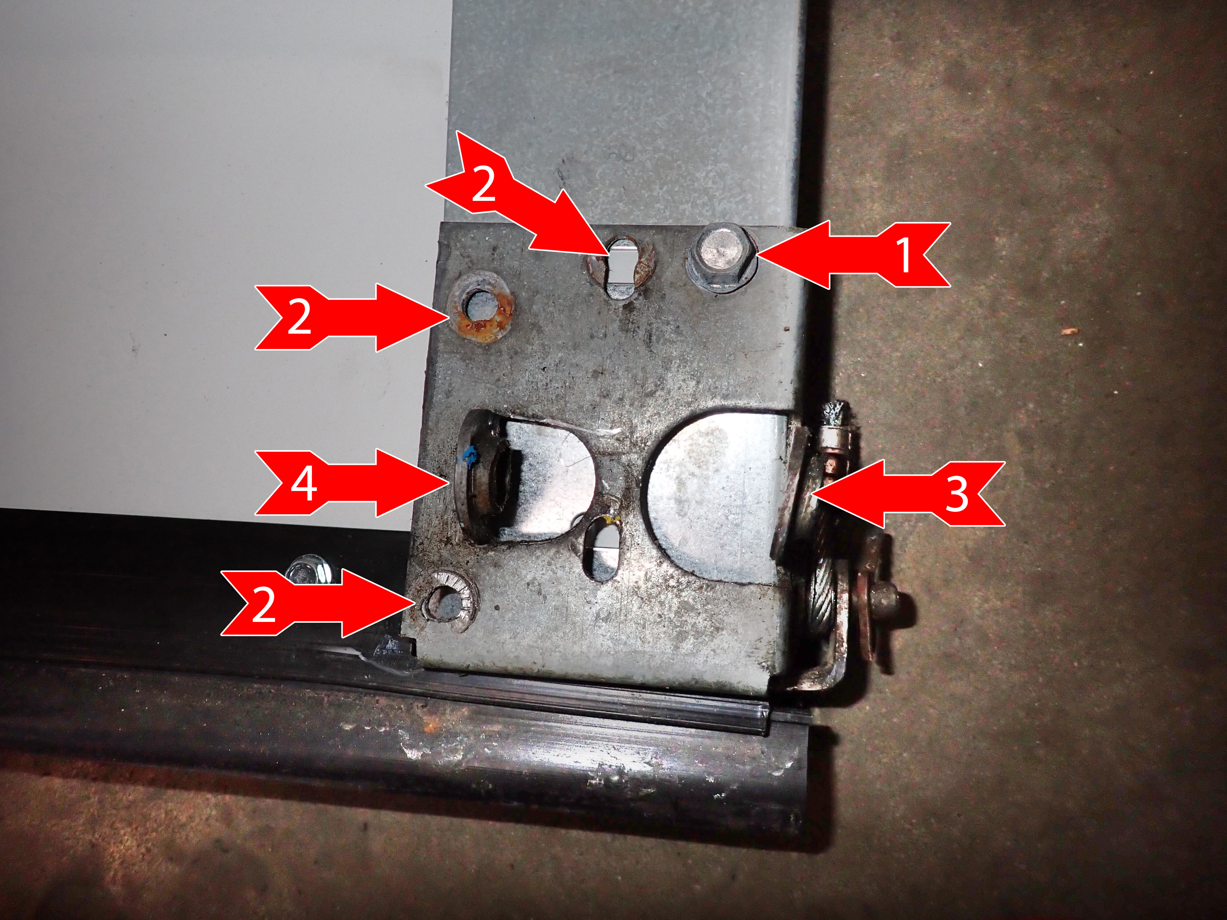 Panel with brackets