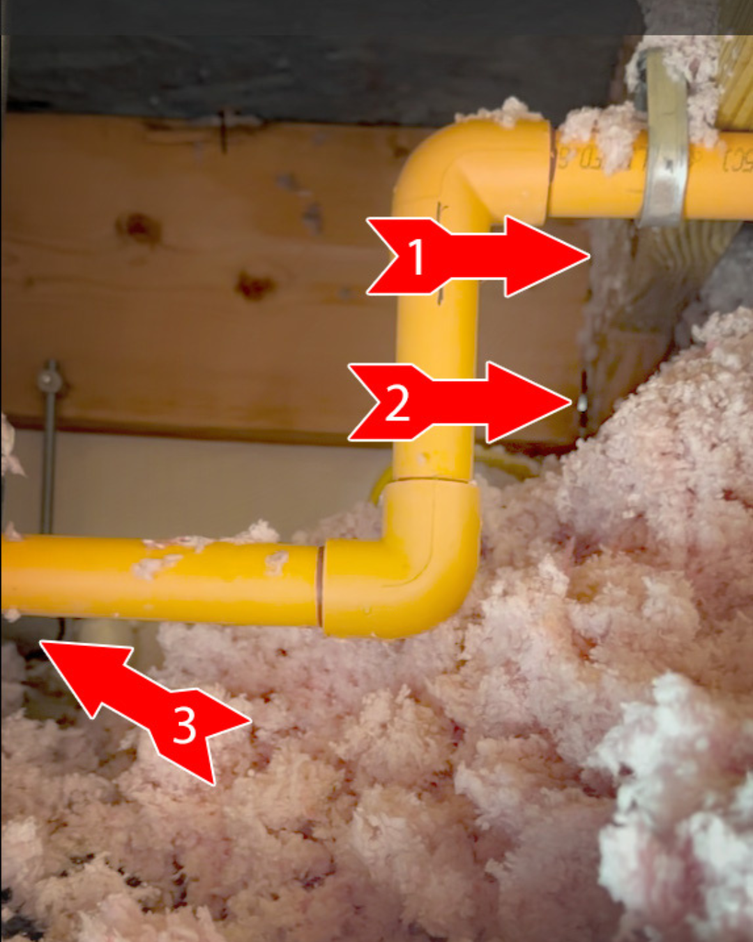 Pipe in insulation