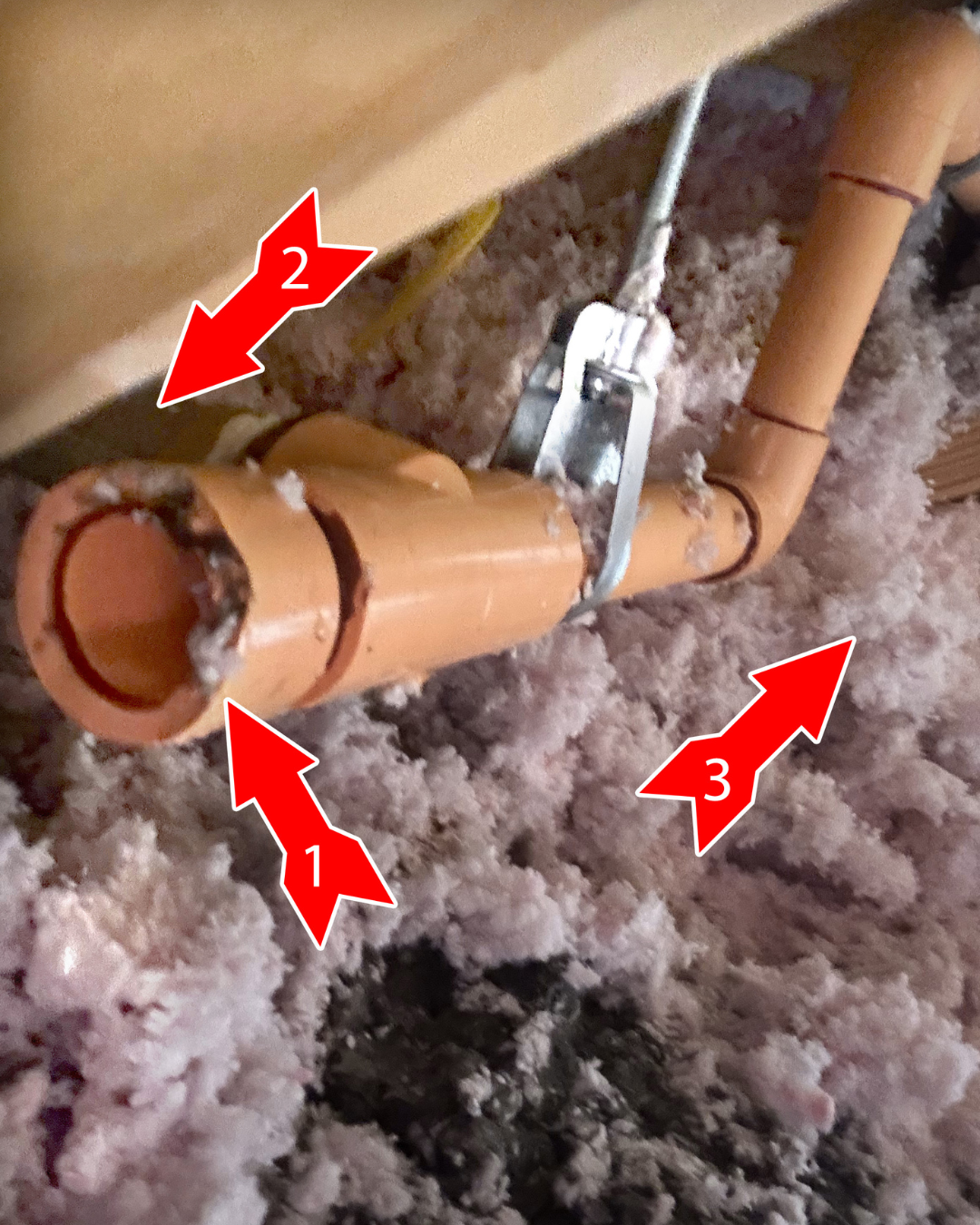 Pipe in insulation