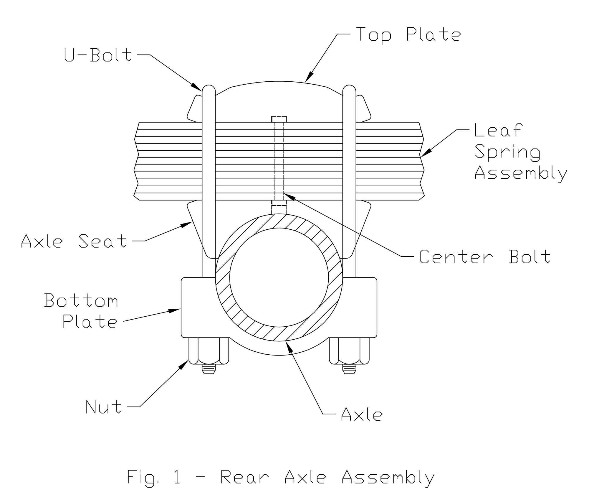Rear Axle Assembly