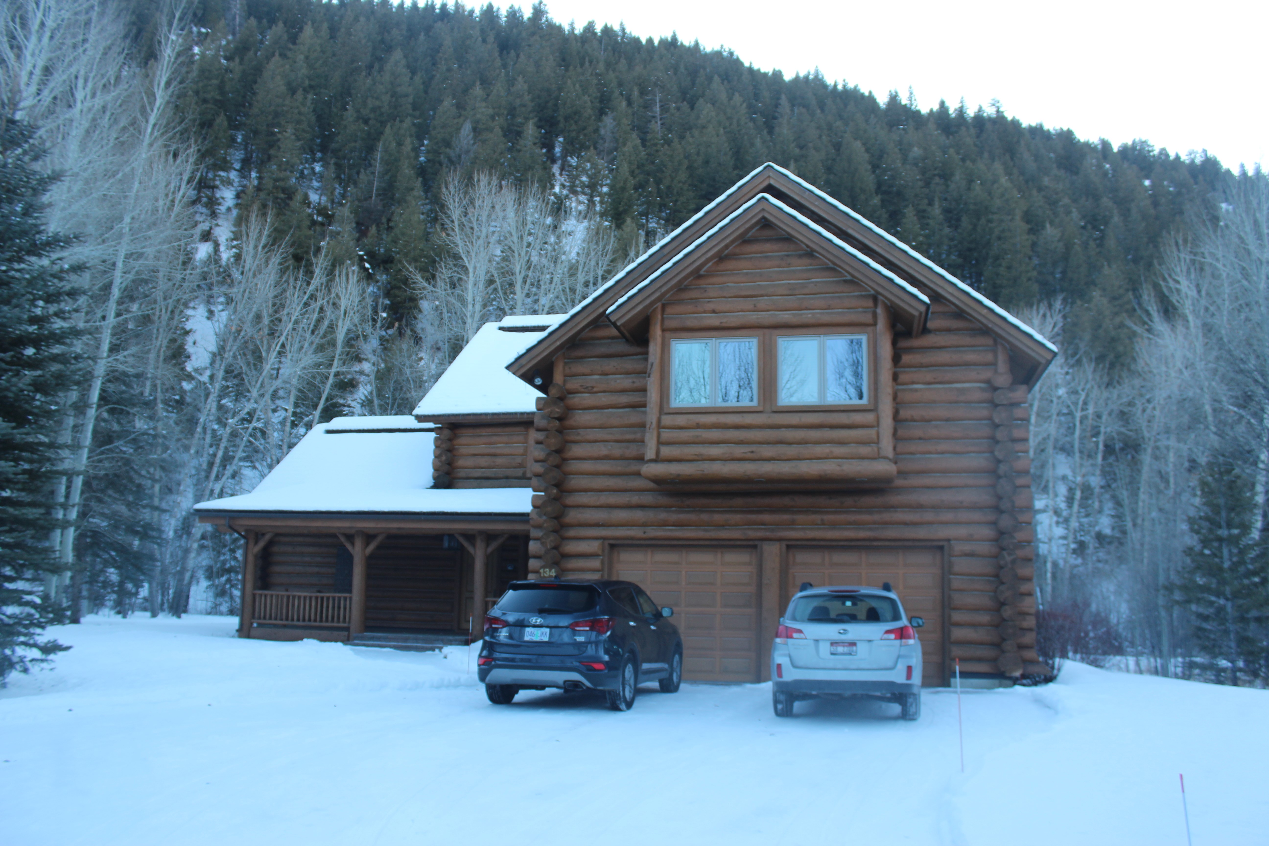 Snow on a roof