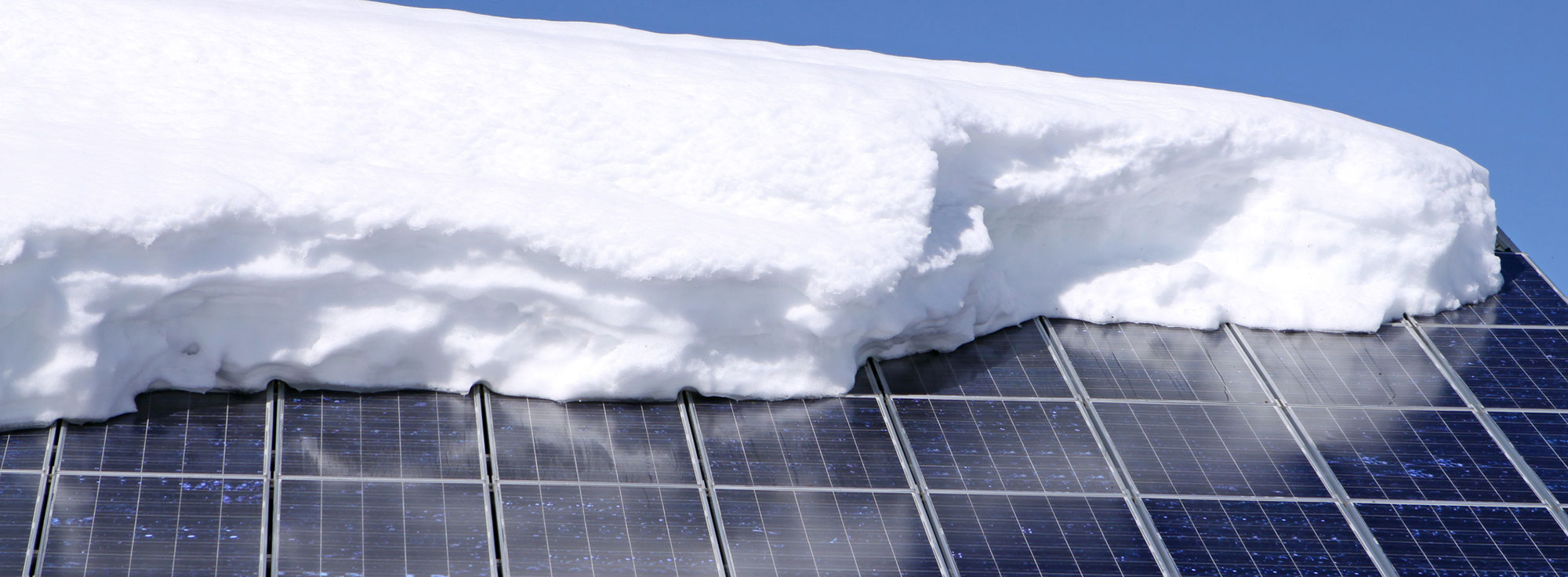 Snow on Solar Panel
