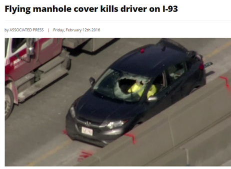 Manhole cover news story