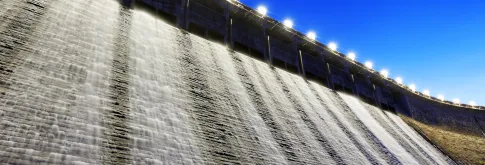 photo of water falling