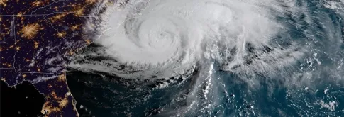 Satellite Image of Hurricane Florence