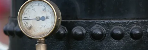 Boiler with Gauge