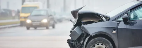 Damaged car